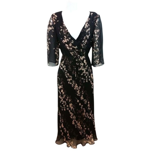 Printed Embellished Silk Dress XS - Picture 1 of 5